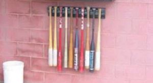 Ten Hanging Bat Rack